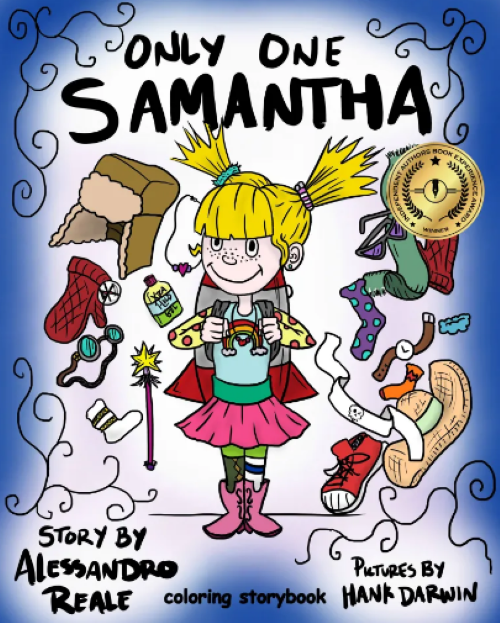 Only One Samantha: Children's Coloring Storybook