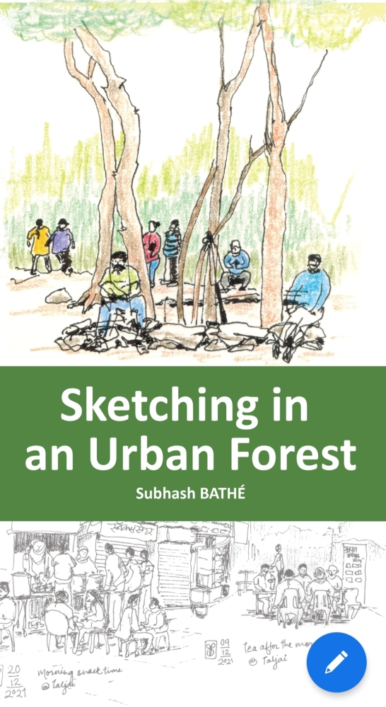 Sketching in and Urban Forest