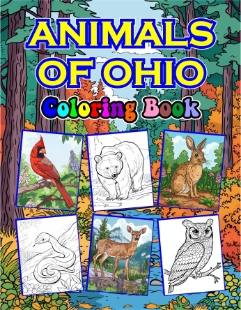 Animals of Ohio Coloring Book