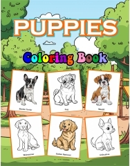 Puppies Coloring Book