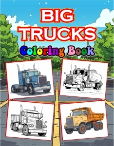 Big Trucks Coloring Book